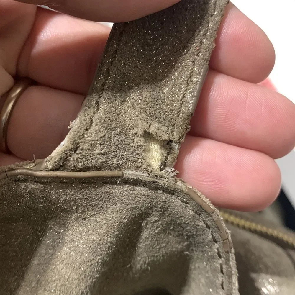 Fossil Metallic Fold Over Purse - Picture 7 of 8